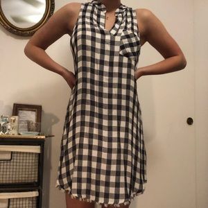 Anthropologie gingham dress